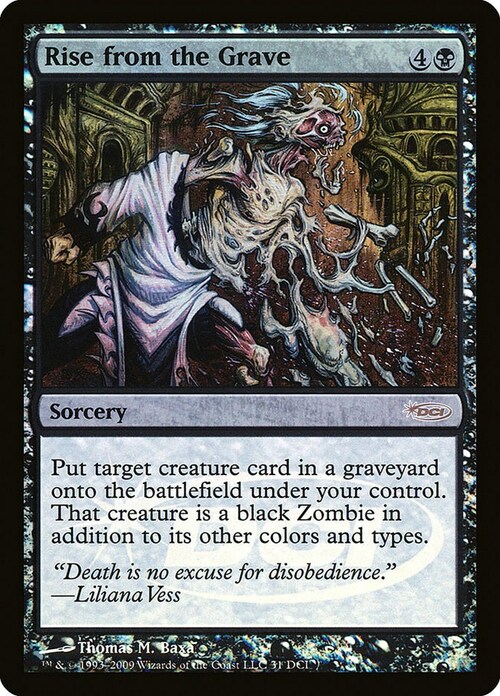 Rise from the Grave Card Front