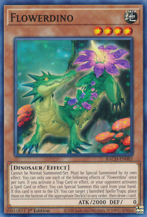 Flowerdino Card Front