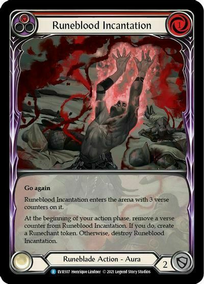 Runeblood Incantation - Red Card Front