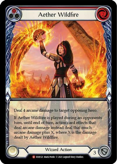 Aether Wildfire Card Front