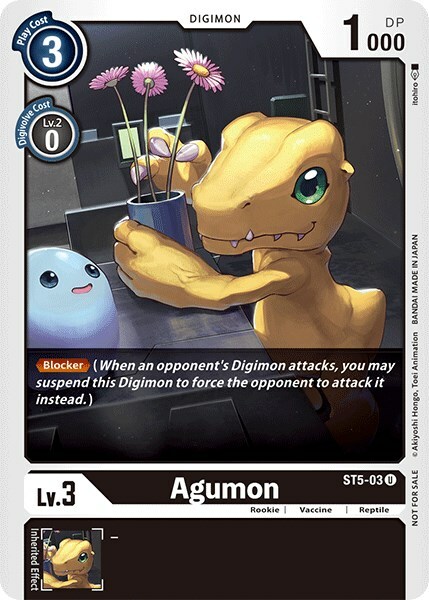 Agumon Card Front