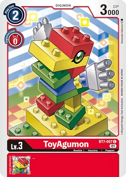 ToyAgumon Card Front