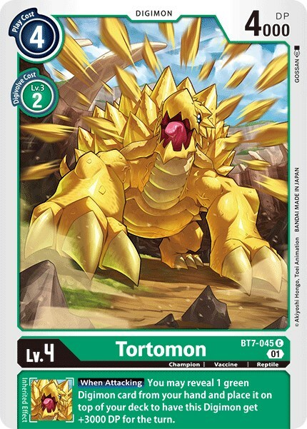 Tortomon Card Front