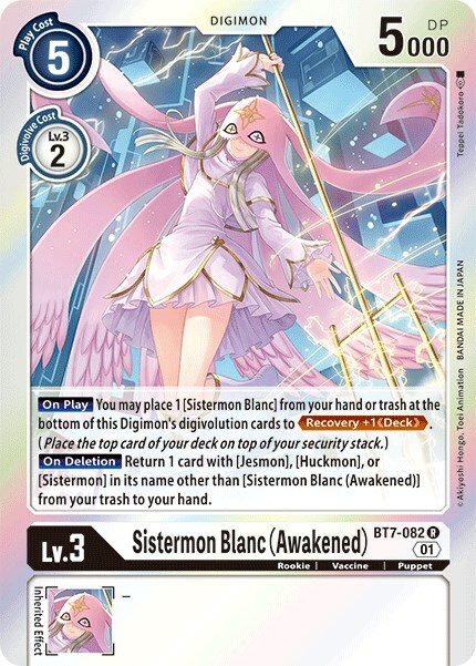 Sistermon Blanc (Awakened) Card Front