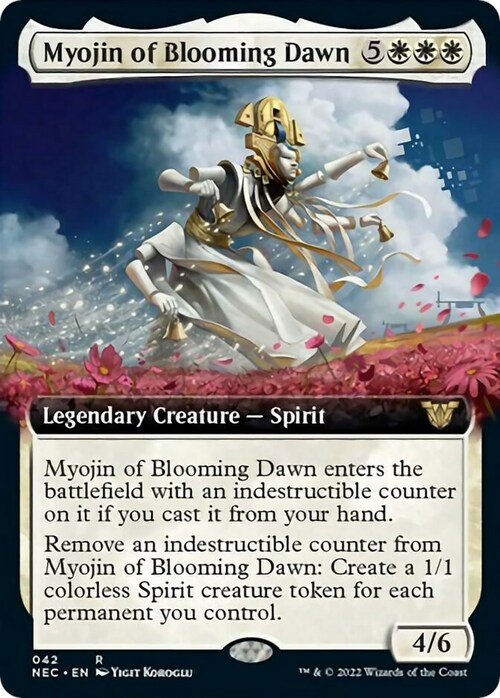 Myojin of Blooming Dawn Card Front