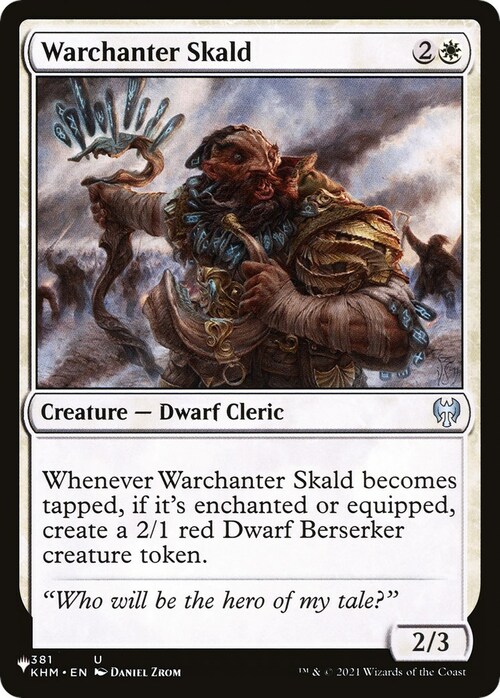 Warchanter Skald Card Front