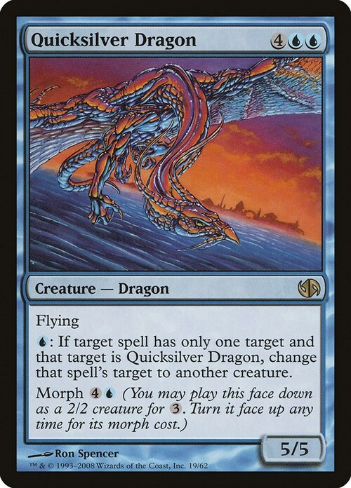 Quicksilver Dragon Card Front