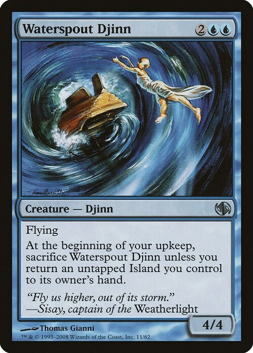 Waterspout Djinn Card Front