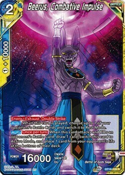 Beerus, Combative Impulse Card Front