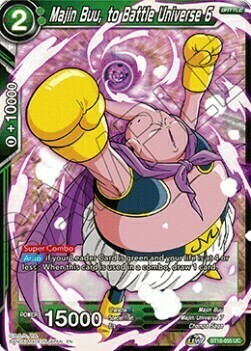 Majin Buu, to Battle Universe 6 Card Front