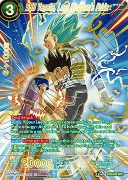 SSB Vegeta, Lost Kingdom's Pride Card Front