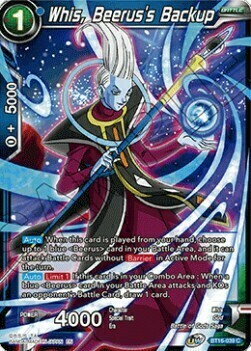 Whis, Beerus's Backup Card Front