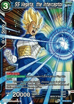 SS Vegeta, the Interceptor Card Front