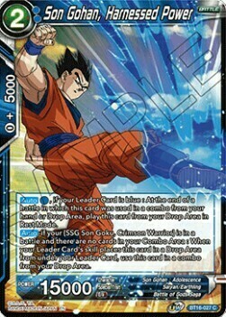 Son Gohan, Harnessed Power Card Front