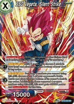 SSG Vegeta, Silent Strike Card Front