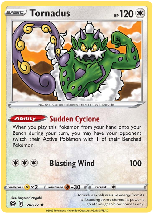 Tornadus Card Front