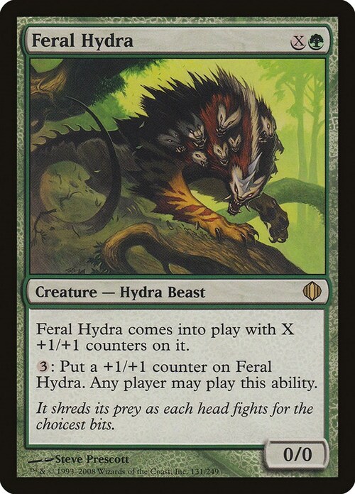 Feral Hydra Card Front