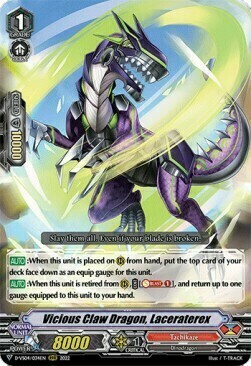 Vicious Claw Dragon, Laceraterex Card Front