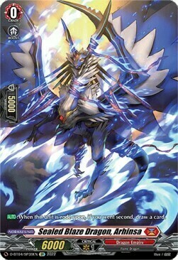 Sealed Blaze Dragon, Arhinsa Card Front