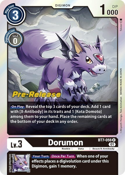 Dorumon Card Front