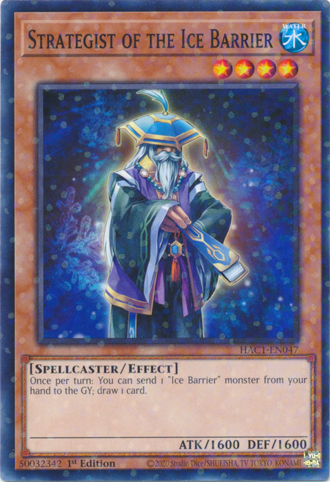 Strategist of the Ice Barrier Card Front