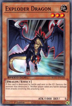 Exploder Dragon Card Front