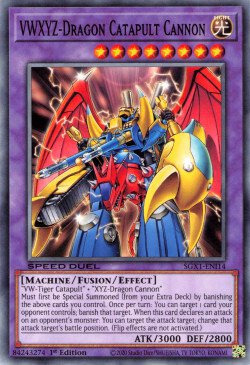 VWXYZ-Dragon Catapult Cannon Card Front