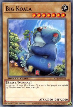 Big Koala Card Front