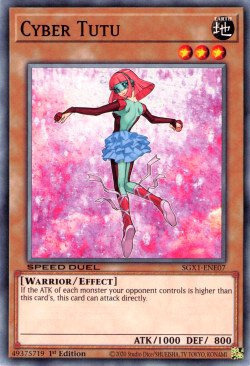 Cyber Tutu Card Front