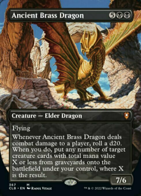 Ancient Brass Dragon Card Front