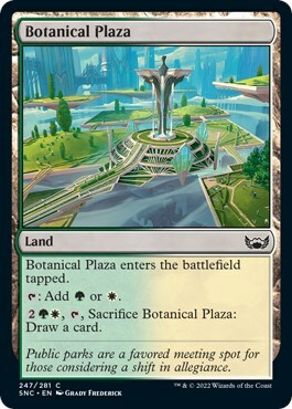 Botanical Plaza Card Front