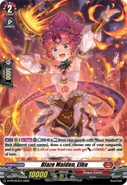 Blaze Maiden, Elba Card Front