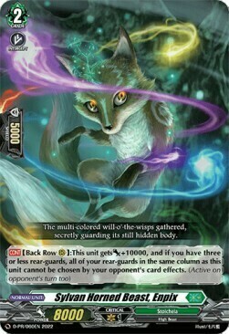 Sylvan Horned Beast, Enpix Card Front