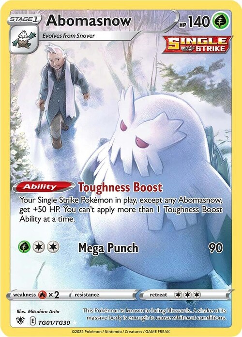 Abomasnow Card Front