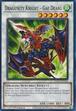 Dragunity Knight - Gae Dearg Card Front