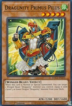 Dragunity Primus Pilus Card Front