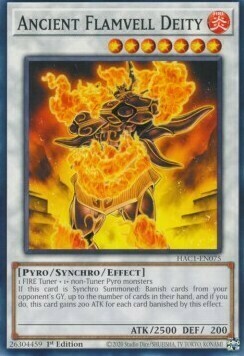 Ancient Flamvell Deity Card Front