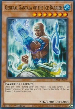 General Gantala of the Ice Barrier Card Front