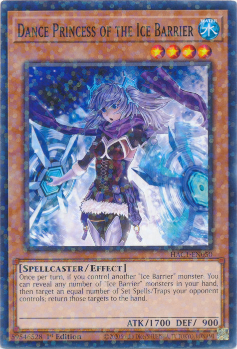 Dance Princess of the Ice Barrier Card Front