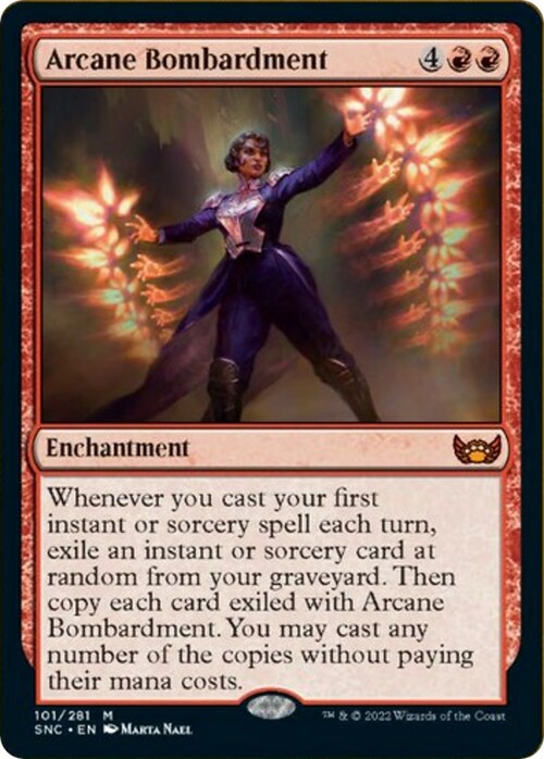 Arcane Bombardment Card Front