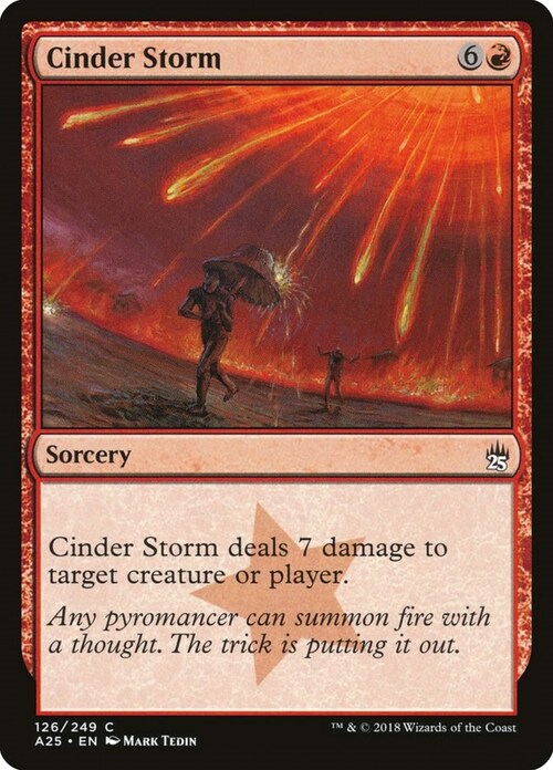 Cinder Storm Card Front