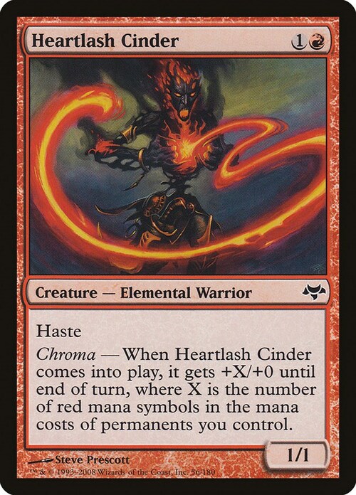 Heartlash Cinder Card Front