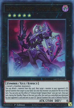 Crimson Knight Vampire Bram Card Front