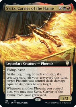 Syrix, Carrier of the Flame Card Front