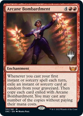 Arcane Bombardment Card Front