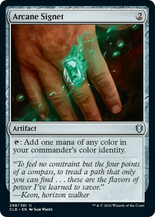 Arcane Signet Card Front