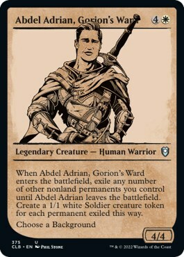 Abdel Adrian, Gorion's Ward Card Front