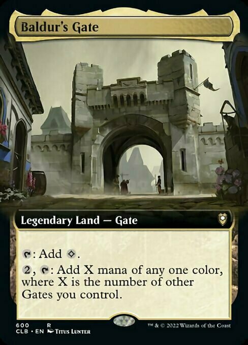 Baldur's Gate Card Front