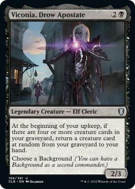 Viconia, Drow Apostate Card Front