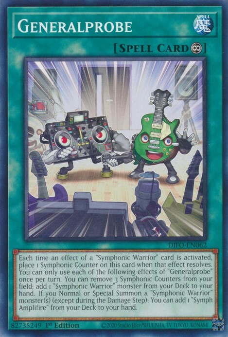 Generalprobe Card Front